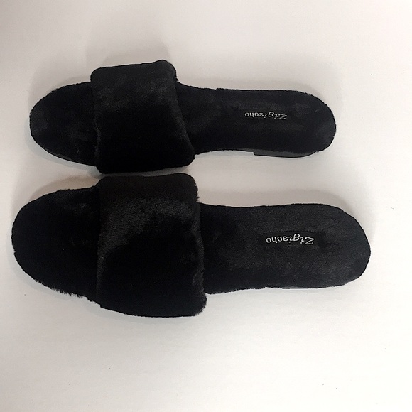 Zigi Soho Faux Fur Slides *Brand New* - Picture 2 of 3